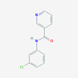 molecular formula C12H9ClN2O B3869574 N-(3-chlorophenyl)pyridine-3-carboxamide 