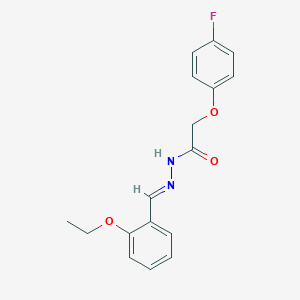 molecular formula C17H17FN2O3 B386973 N'-(2-ethoxybenzylidene)-2-(4-fluorophenoxy)acetohydrazide 