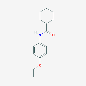 molecular formula C15H21NO2 B387007 N-(4-ethoxyphenyl)cyclohexanecarboxamide 