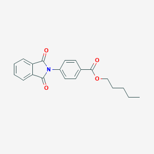 molecular formula C20H19NO4 B387052 Pentyl 4-(1,3-dioxoisoindol-2-yl)benzoate 