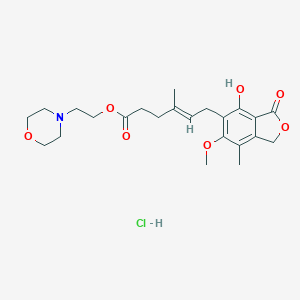 molecular formula C23H32ClNO7 B038706 Mycophenolate Mofetil Hydrochloride CAS No. 116680-01-4