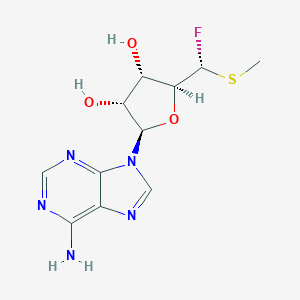 molecular formula C11H14FN5O3S B038712 5'-Deoxy-5'-fluoro-5'-(methylthio)adenosine CAS No. 119771-21-0