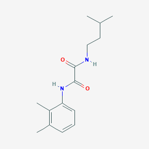 molecular formula C15H22N2O2 B3872365 N-(2,3-dimethylphenyl)-N'-(3-methylbutyl)ethanediamide 