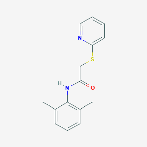 molecular formula C15H16N2OS B387238 N-(2,6-dimethylphenyl)-2-pyridin-2-ylsulfanylacetamide CAS No. 329064-02-0