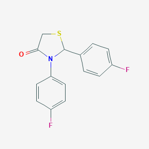 2,3-Bis(4-fluorophenyl)-1,3-thiazolidin-4-one