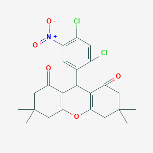 9-(2,4-dichloro-5-nitrophenyl)-3,3,6,6-tetramethyl-3,4,5,6,7,9-hexahydro-1H-xanthene-1,8(2H)-dione