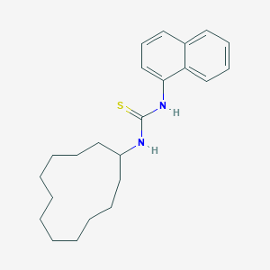 1-Cyclododecyl-3-naphthalen-1-ylthiourea
