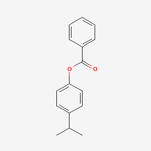 molecular formula C16H16O2 B3872730 4-isopropylphenyl benzoate 