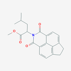 methyl 2-(1,3-dioxo-1,3,6,7-tetrahydro-2H-indeno[6,7,1-def]isoquinolin-2-yl)-4-methylpentanoate