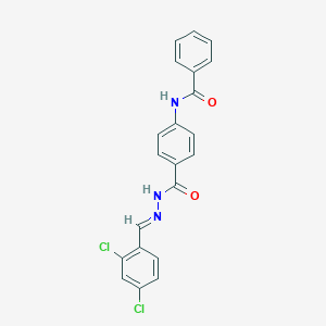N-(4-{[2-(2,4-dichlorobenzylidene)hydrazino]carbonyl}phenyl)benzamide