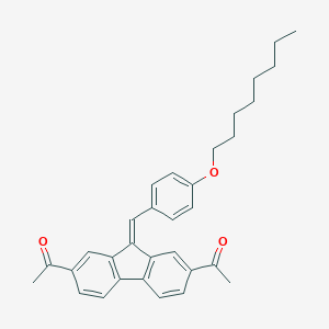 1-{7-acetyl-9-[4-(octyloxy)benzylidene]-9H-fluoren-2-yl}ethanone