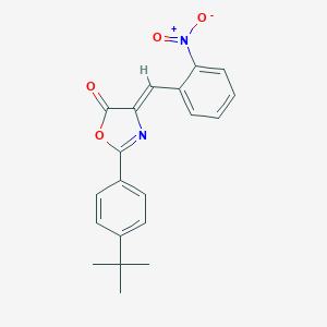 2-(4-tert-butylphenyl)-4-{2-nitrobenzylidene}-1,3-oxazol-5(4H)-one