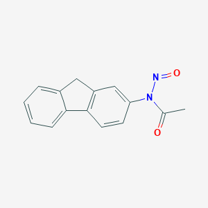 molecular formula C15H12N2O2 B038732 N-Nitroso-N(2)-fluorenylacetamide CAS No. 114119-92-5