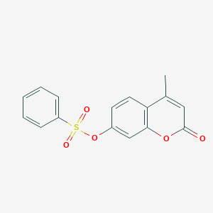 4-methyl-2-oxo-2H-chromen-7-yl benzenesulfonate
