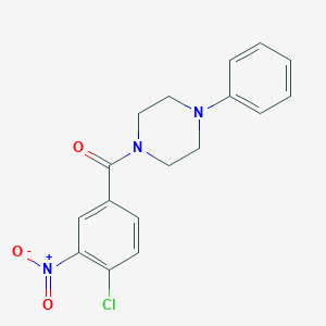 (4-Chloro-3-nitrophenyl)(4-phenylpiperazin-1-yl)methanone
