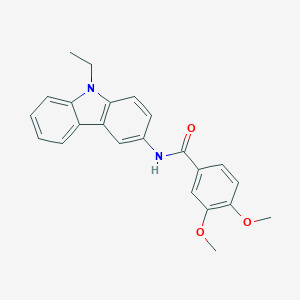 N-(9-ethyl-9H-carbazol-3-yl)-3,4-dimethoxybenzamide