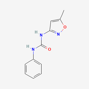 molecular formula C11H11N3O2 B3873459 1-(5-Methylisoxazol-3-yl)-3-phenylurea CAS No. 16279-38-2