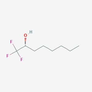 molecular formula C8H15F3O B038735 (R)-(+)-1,1,1-Trifluoro-2-octanol CAS No. 121170-45-4