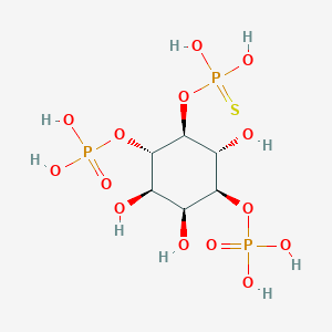 molecular formula C6H15O14P3S B038736 Inositol 1,4-bisphosphate 5-phosphorothioate CAS No. 116778-73-5
