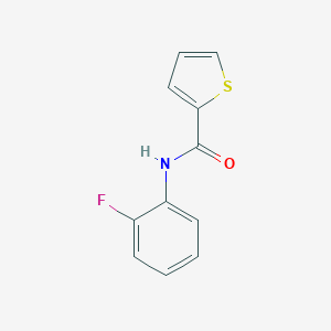 molecular formula C11H8FNOS B387413 N-(2-fluorophenyl)thiophene-2-carboxamide 