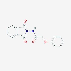 molecular formula C16H12N2O4 B387423 N-(1,3-dioxo-1,3-dihydro-2H-isoindol-2-yl)-2-phenoxyacetamide 