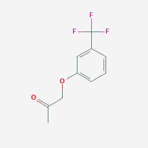 molecular formula C10H9F3O2 B038744 1-(3-Trifluoromethylphenoxy)-2-propanone CAS No. 117322-88-0