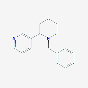 molecular formula C17H20N2 B3874428 3-(1-Benzylpiperidin-2-yl)pyridine 