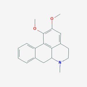 B3874588 1,2-dimethoxy-6-methyl-5,6,6a,7-tetrahydro-4H-dibenzo[de,g]quinoline CAS No. 5868-18-8