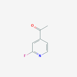 molecular formula C7H6FNO B038748 1-(2-Fluoropyridin-4-YL)ethanone CAS No. 111887-72-0
