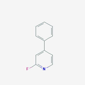 molecular formula C11H8FN B038750 2-氟-4-苯基吡啶 CAS No. 116241-62-4