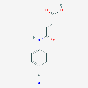 molecular formula C11H10N2O3 B387523 4-(4-Cyanoanilino)-4-oxobutanoic acid CAS No. 303213-70-9