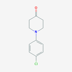 molecular formula C11H12ClNO B038753 1-(4-Chlorophenyl)piperidin-4-one CAS No. 113759-96-9