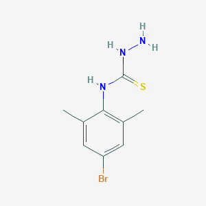 molecular formula C9H12BrN3S B038756 N-(4-Bromo-2,6-dimethylphenyl)hydrazinecarbothioamide CAS No. 122813-72-3