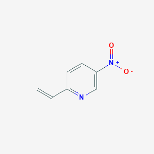 molecular formula C7H6N2O2 B038760 5-Nitro-2-vinylpyridine CAS No. 119836-85-0