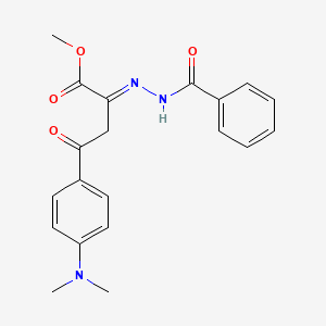 molecular formula C20H21N3O4 B3876055 Lzbcnergfnwykc-hehnfimwsa- 