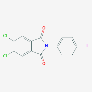 molecular formula C14H6Cl2INO2 B387606 5,6-Dichloro-2-(4-iodophenyl)isoindole-1,3-dione 