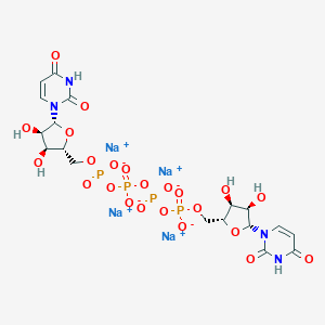 molecular formula C18H22N4Na4O23P4 B038768 Diquafosol Tetrasodium CAS No. 211427-08-6