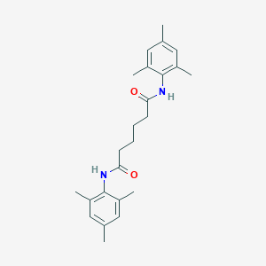 molecular formula C24H32N2O2 B387680 N,N'-bis(2,4,6-trimethylphenyl)hexanediamide 
