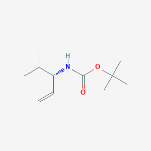 Carbamic acid, [1-(1-methylethyl)-2-propenyl]-, 1,1-dimethylethyl ester, (S)-