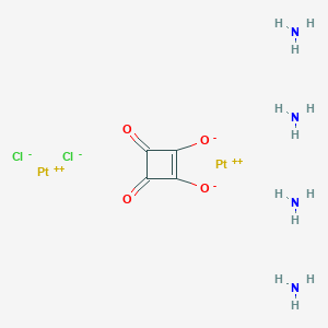 Azane;3,4-dioxocyclobutene-1,2-diolate;platinum(2+);dichloride