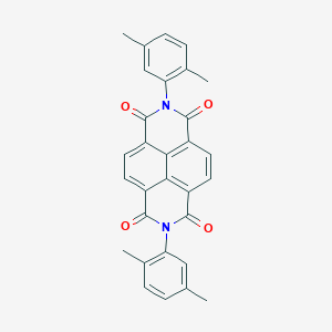 molecular formula C30H22N2O4 B387770 2,7-bis(2,5-dimethylphenyl)benzo[lmn][3,8]phenanthroline-1,3,6,8(2H,7H)-tetrone 