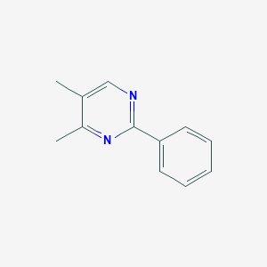 molecular formula C12H12N2 B038779 4,5-Dimethyl-2-phenylpyrimidine CAS No. 111921-74-5