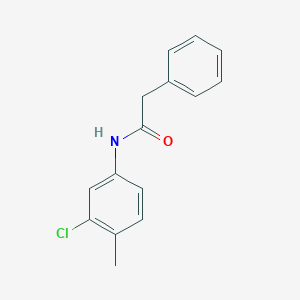 molecular formula C15H14ClNO B387795 N-(3-Chloro-4-methylphenyl)-2-phenylacetamide 