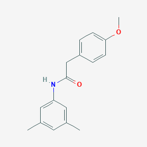 molecular formula C17H19NO2 B387802 N-(3,5-dimethylphenyl)-2-(4-methoxyphenyl)acetamide 