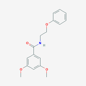 molecular formula C17H19NO4 B387807 3,5-dimethoxy-N-(2-phenoxyethyl)benzamide 