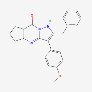2-benzyl-3-(4-methoxyphenyl)-4,5,6,7-tetrahydro-8H-cyclopenta[d]pyrazolo[1,5-a]pyrimidin-8-one