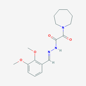 2-(1-azepanyl)-N'-(2,3-dimethoxybenzylidene)-2-oxoacetohydrazide