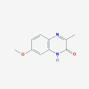 molecular formula C10H10N2O2 B038803 7-Methoxy-3-methylquinoxalin-2(1H)-one CAS No. 117237-99-7