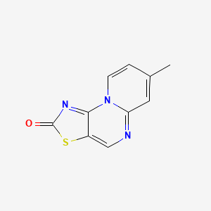 7-methylpyrido[1,2-a][1,3]thiazolo[5,4-e]pyrimidin-10-ium-2-olate