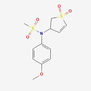 N-(1,1-dioxido-2,3-dihydro-3-thienyl)-N-(4-methoxyphenyl)methanesulfonamide
